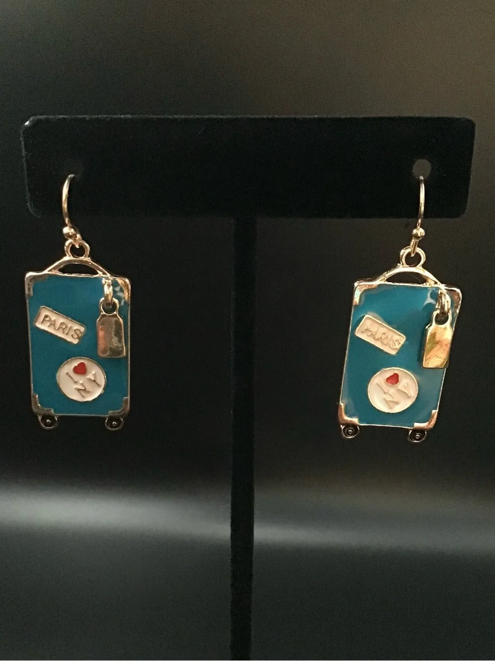 Luggage Earrings